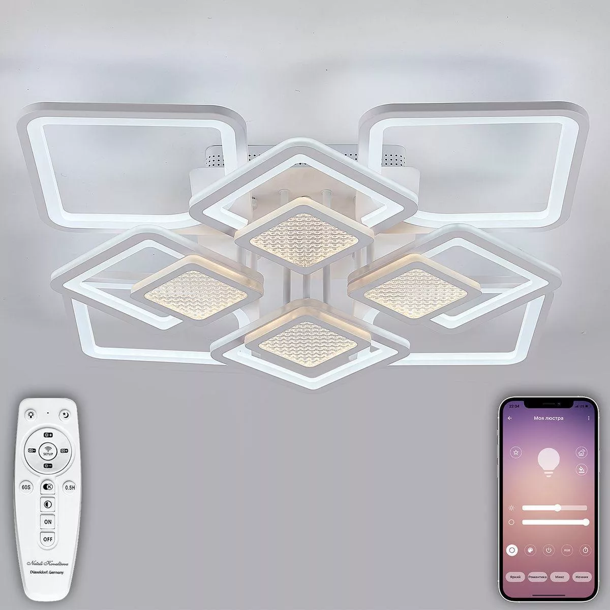 

Потолочная люстра Natali Kovaltseva DAMASK LED LAMPS 81170