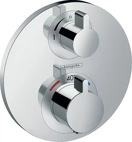 Встраиваемые смесители Смеситель для душа Hansgrohe Ecostat S 15757000 хром, с термостатом