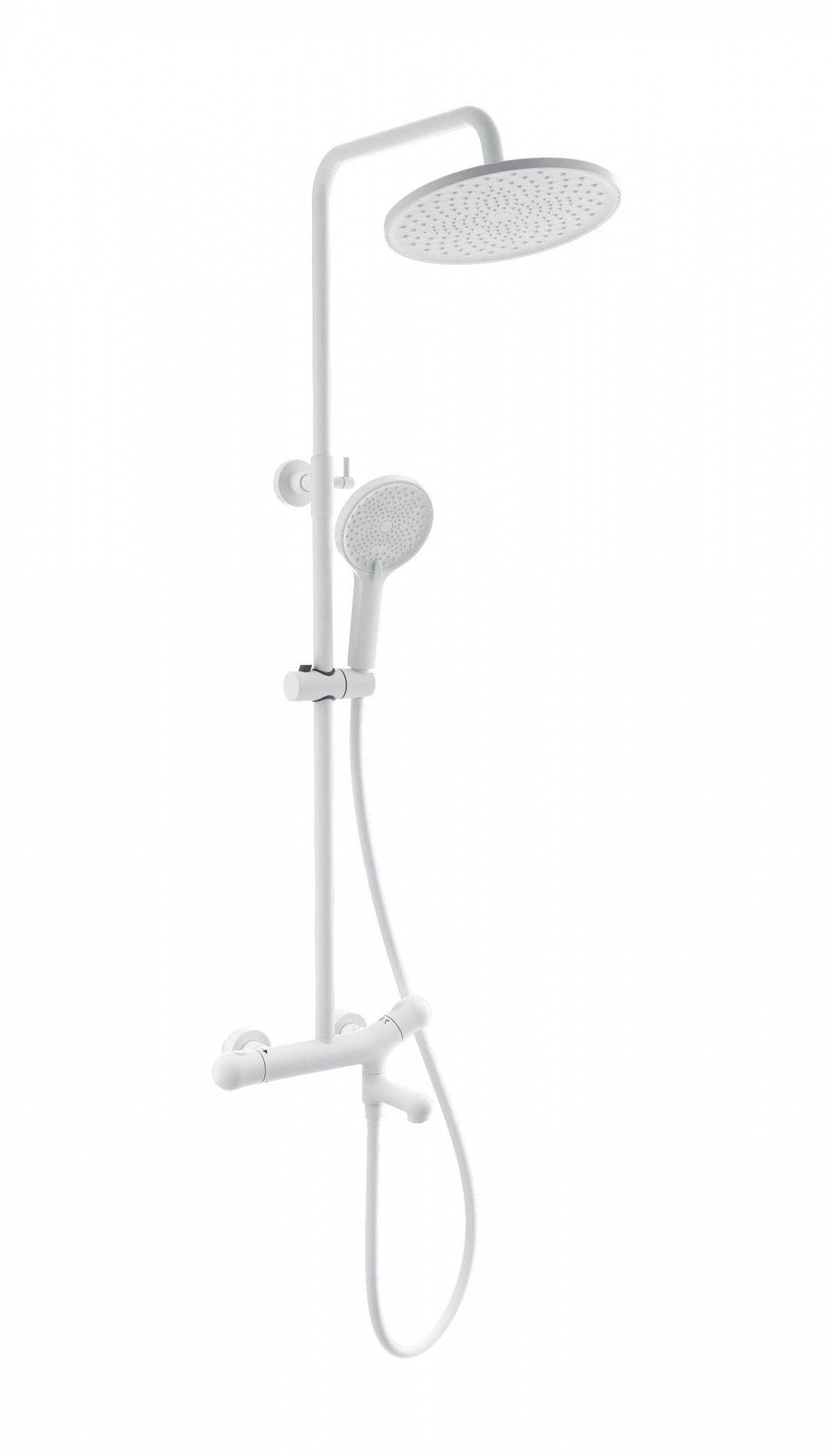 

Душевая стойка Wonzon & Woghand WW-B3057-A-MW матовая белая