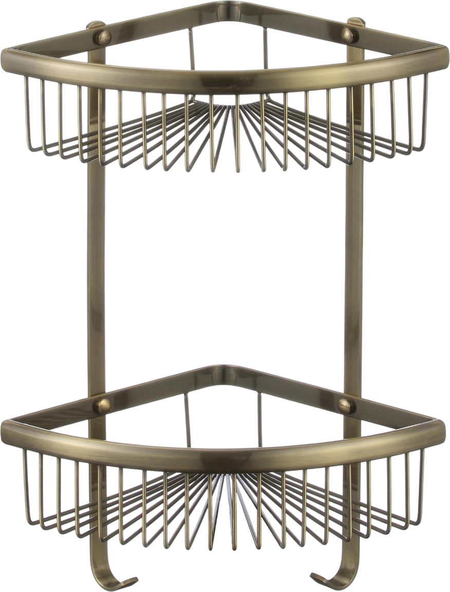 Полка Savol S-C5854-2 бронза для душа угловая 4613₽