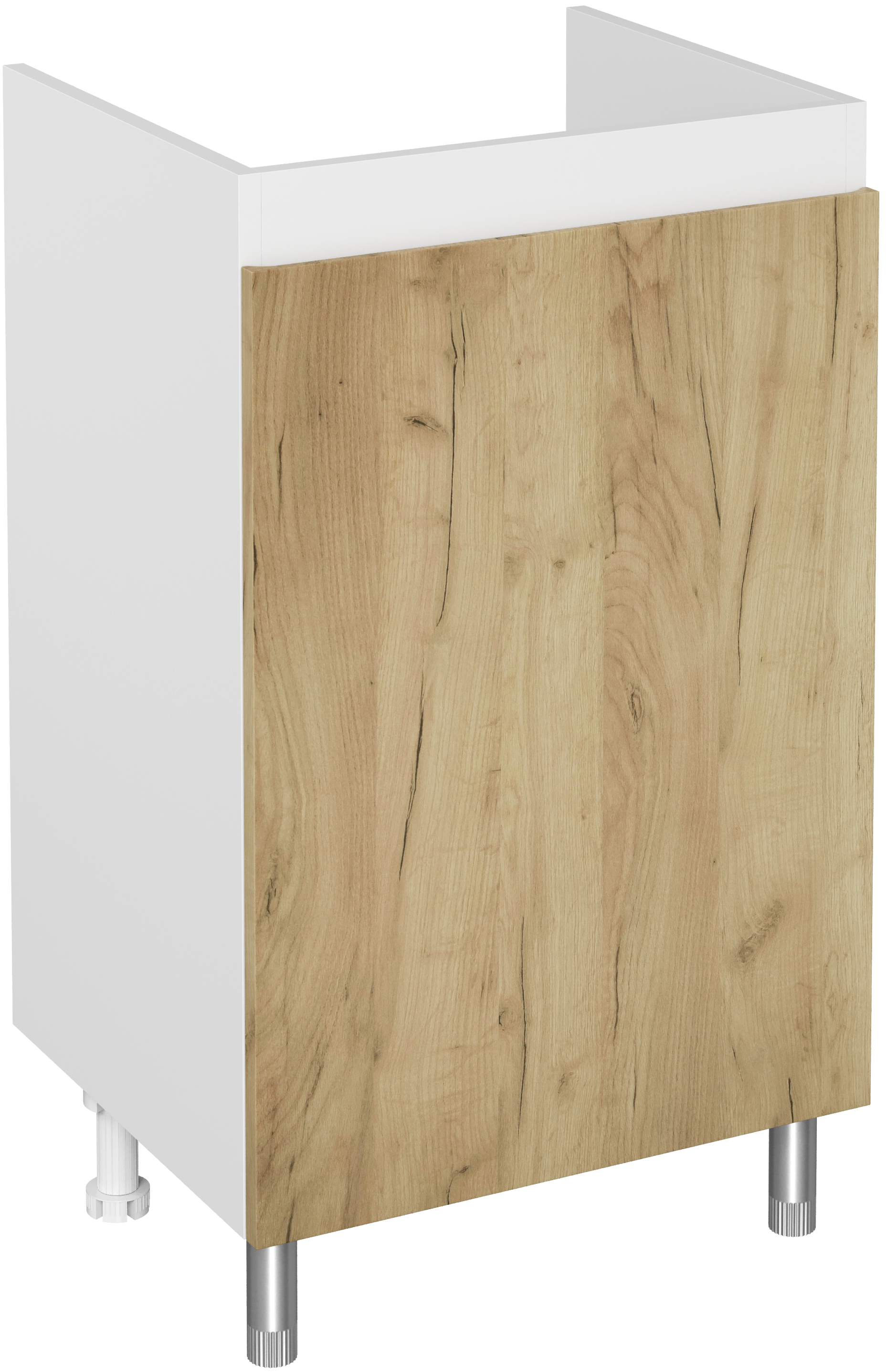 

Тумба под раковину без столешницы DIWO Кострома 50 напольная, дуб крафт