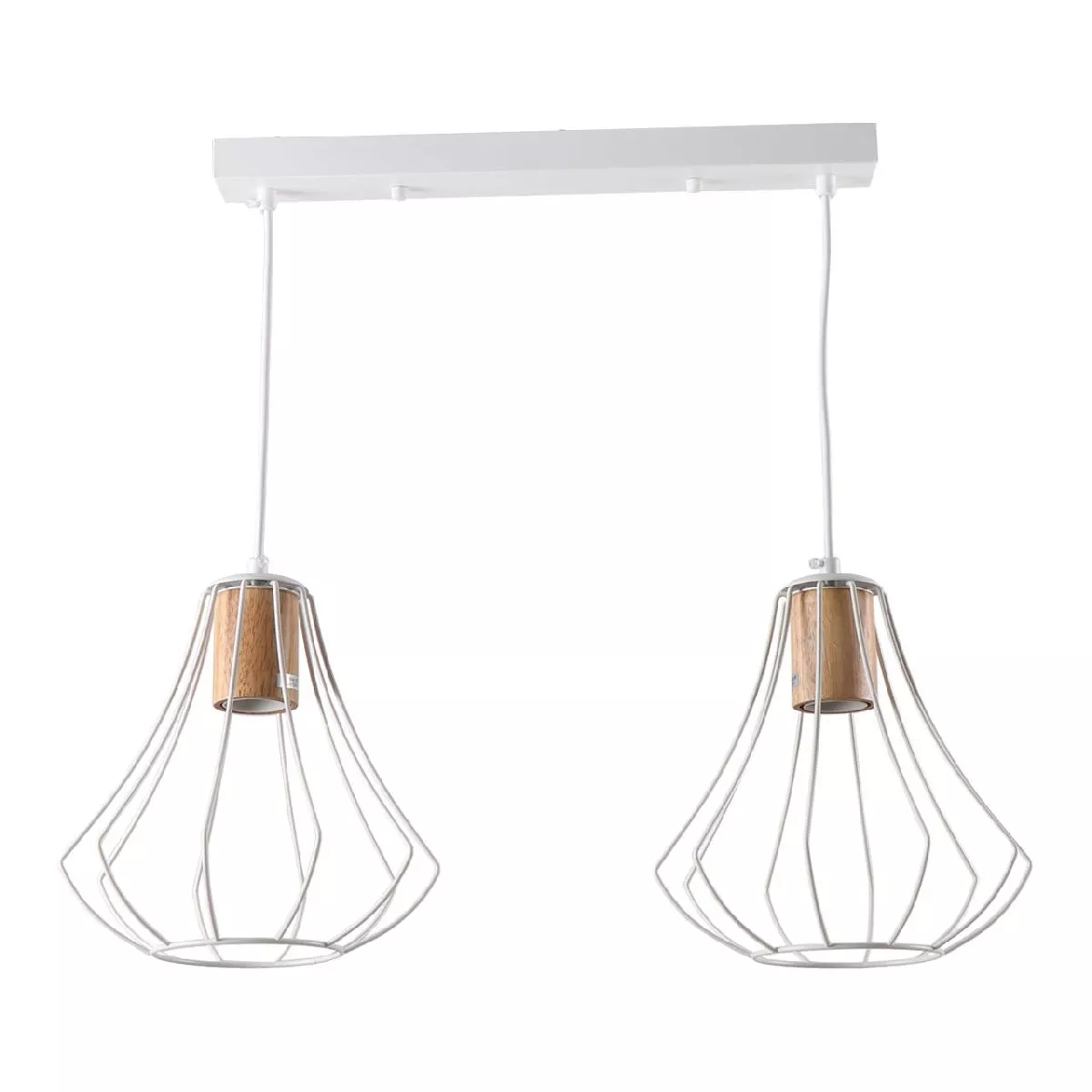

Подвесной светильник IMEX MD.9052-2-P-WH+WOOD