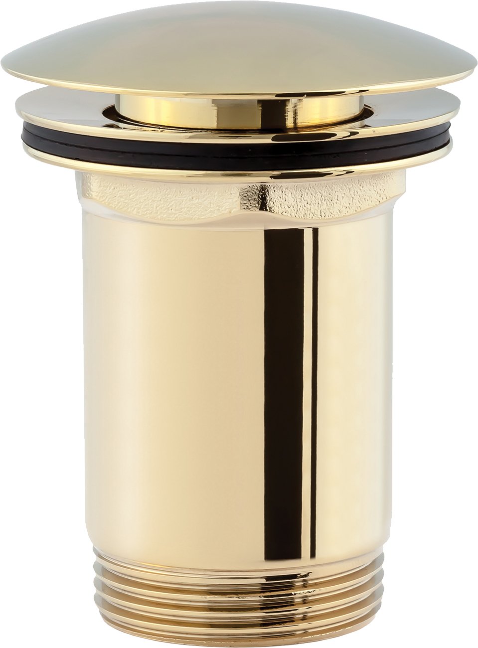 Купить Донный клапан для раковины Omnires A706GL click-clack, золото, латунь