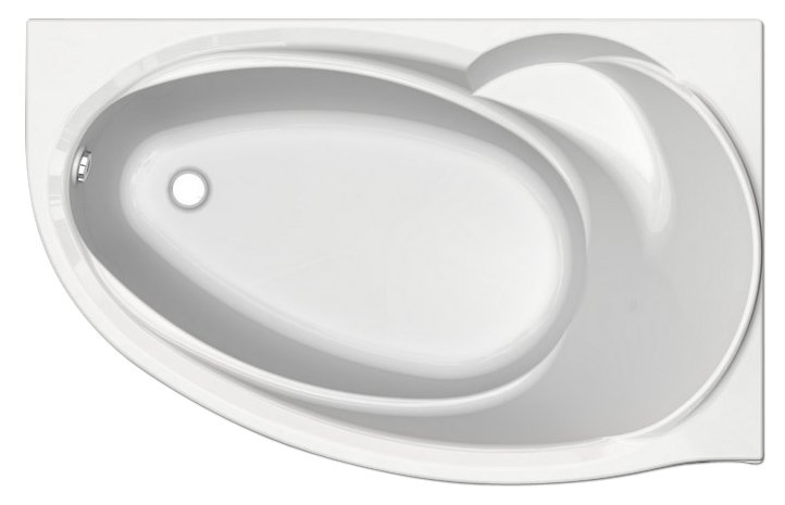 Акриловая ванна Aquatek Бетта 150x95 см (Бетта-150_DX), цвет белый BET150-0000042 - фото 1