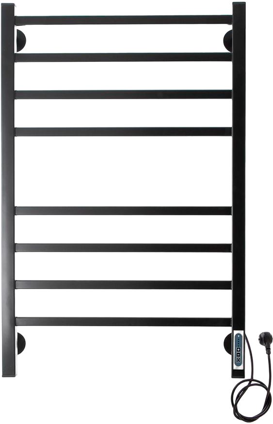 

Полотенцесушитель электрический Domoterm Квадро DMT П8 50x80, черный, R