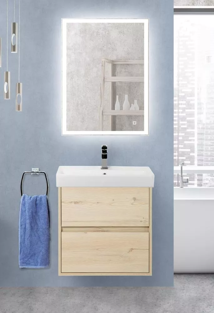 

Комплект мебели BelBagno Neon 50 светлое дерево