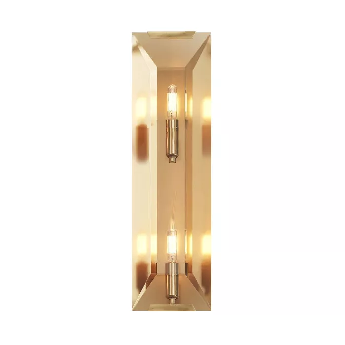 

Настенный светильник Delight Collection Harlow Crystal A003-165 A2 ti-gold