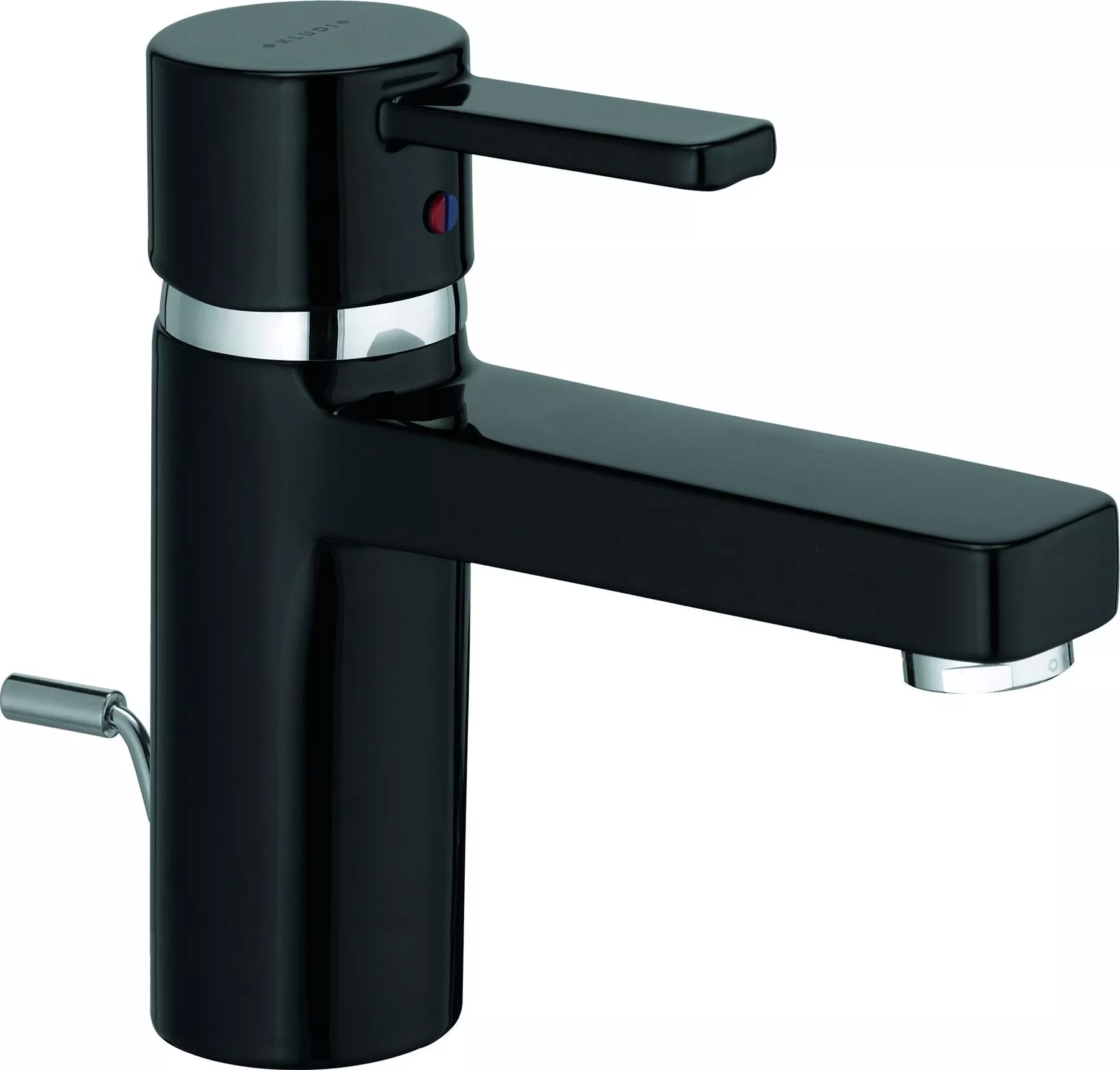 

Смеситель для раковины Kludi Zenta XL 382608675 черный, хром