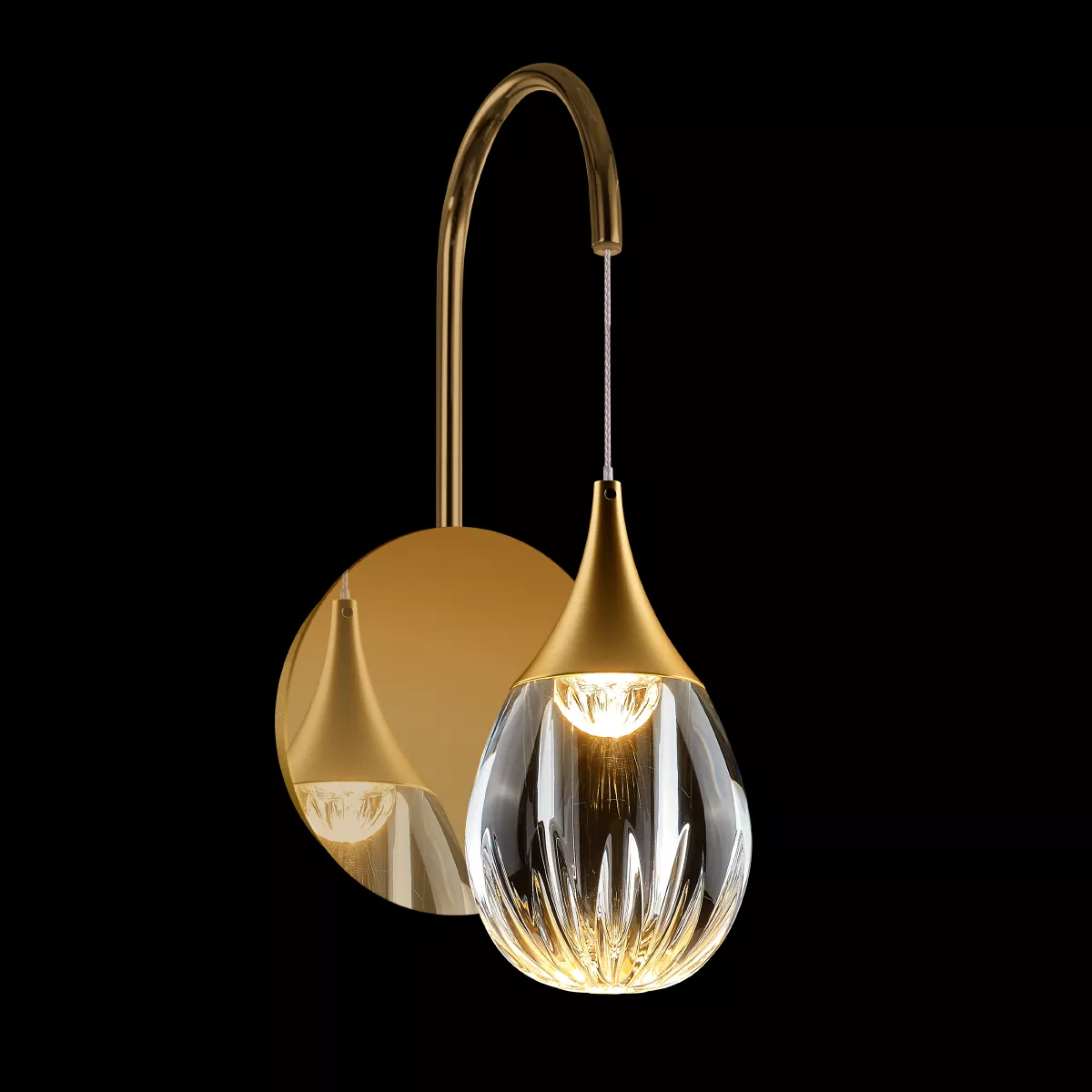 

Бра Delight Collection Stilla MB24001004-1A gold/clear