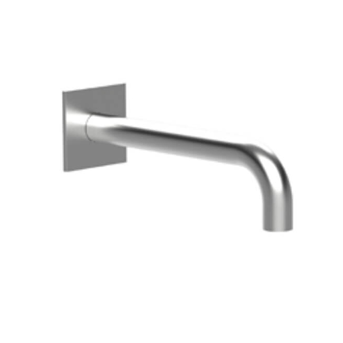 ALMAR Излив из стены 240 мм квадратный отражатель нержавеющая сталь AISI 316 29908₽