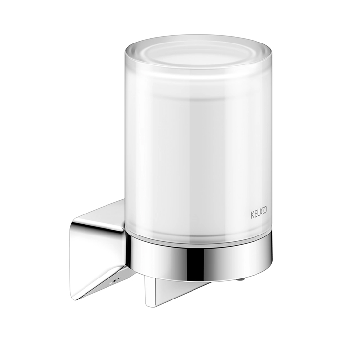 

KEUCO (*Aveno) БЛОК Дозатор жидкого мыла, хрустальная матовая колба, с клеевым комплектом, хром