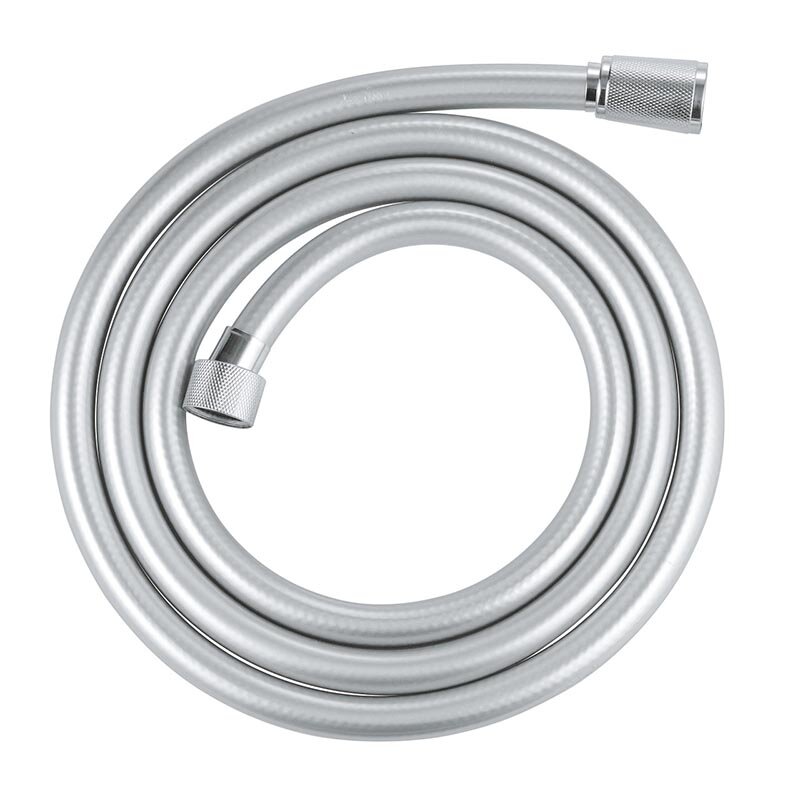 28364001 Silverflex Душевой шланг пластик, 1500 мм, TwistStop, макс. давление до 5 бар, хром (замена арт. 28364000)