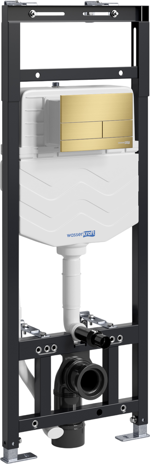 

Система инсталляции для унитазов Wasserkraft Alme 15TLT.010.ME.MG04 с кнопкой смыва матовое золото