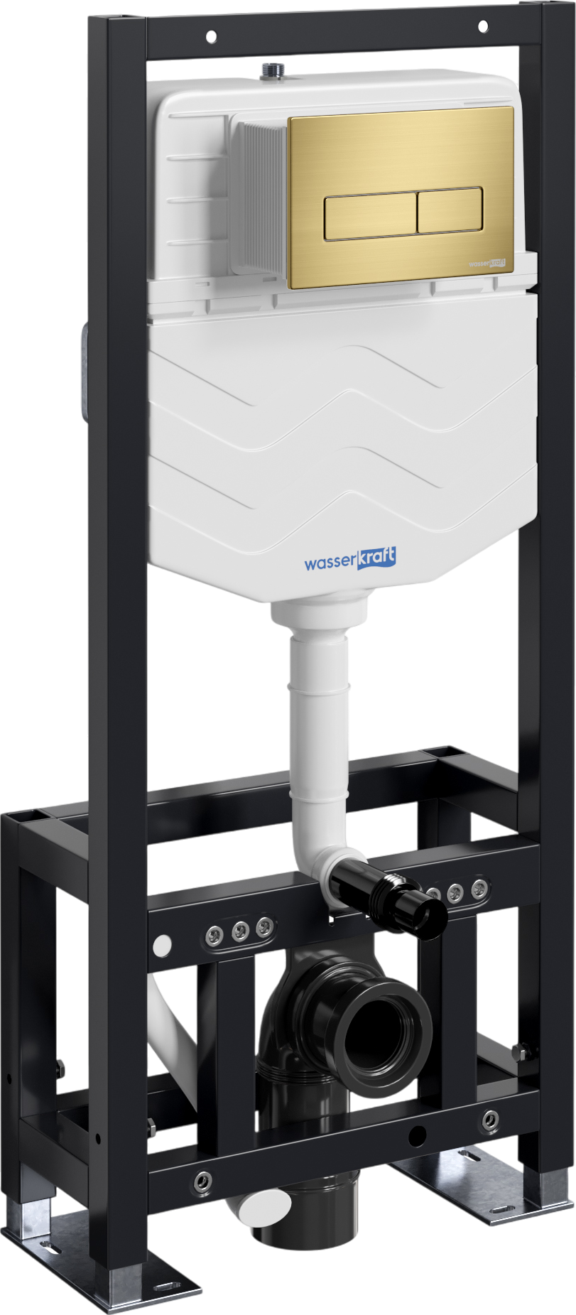 

Система инсталляции для унитазов Wasserkraft Dill 61TLT.010.ME.MG03 с кнопкой смыва матовое золото
