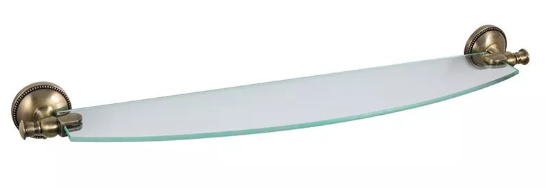 Полки для ванной  Santehnika Room Grampus GR-9503 Полка стеклянная ALFA