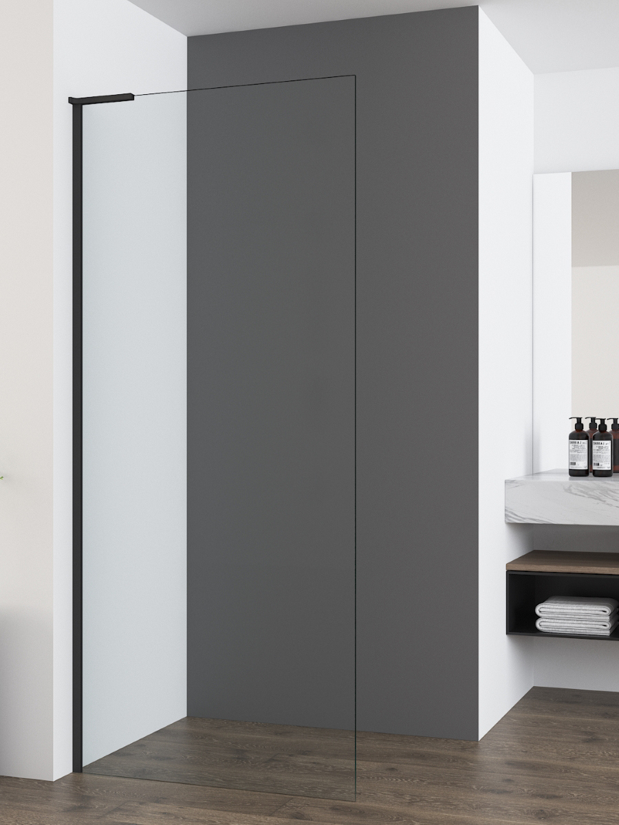 

Душевая перегородка Vincea Walk-in HA VSW-7HA900CLB 90x200 см, профиль матовый черный, стекло прозрачное