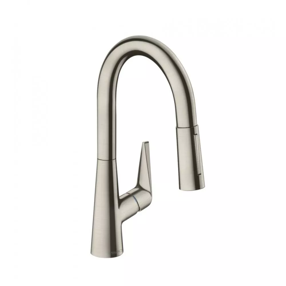

Кухонный смеситель однорычажный, 160, с вытяжным душем, 2jet Hansgrohe 73850800