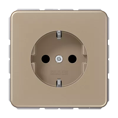 

Розетка 2K+З со шторками Jung CD1520KIGB