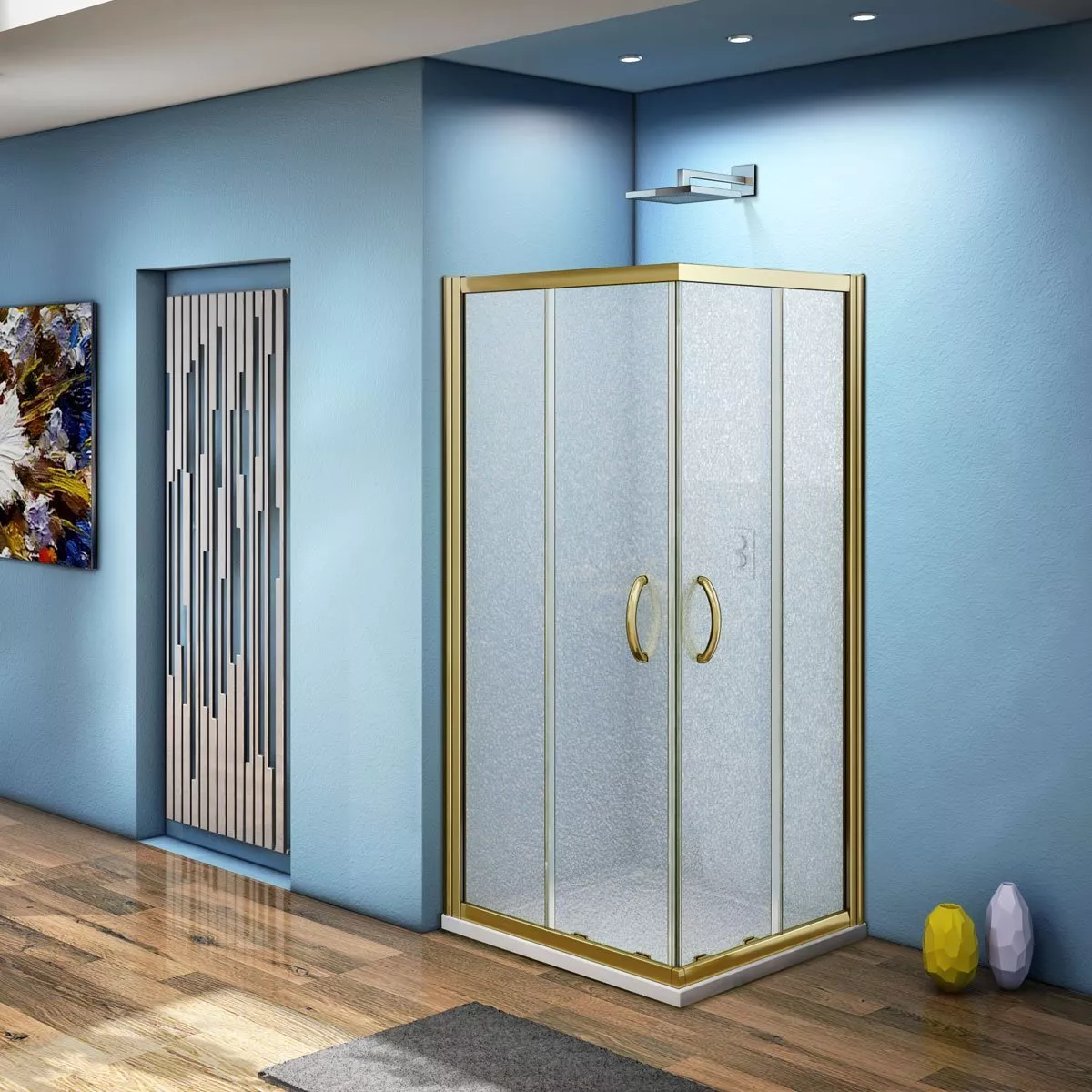 

Душевой уголок Good Door Jazze CR-90-G-BR 90x90