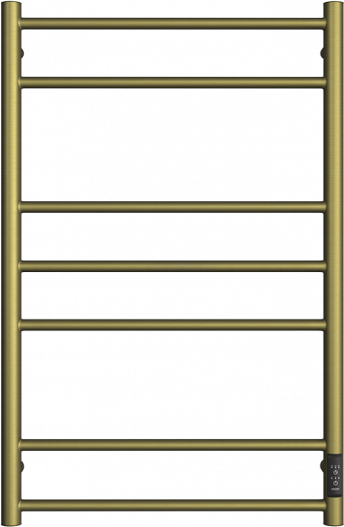 

Полотенцесушитель электрический Двин L neo 80/50 80x55 см, подключение справа, слева, состаренная бронза матовая, лесенка