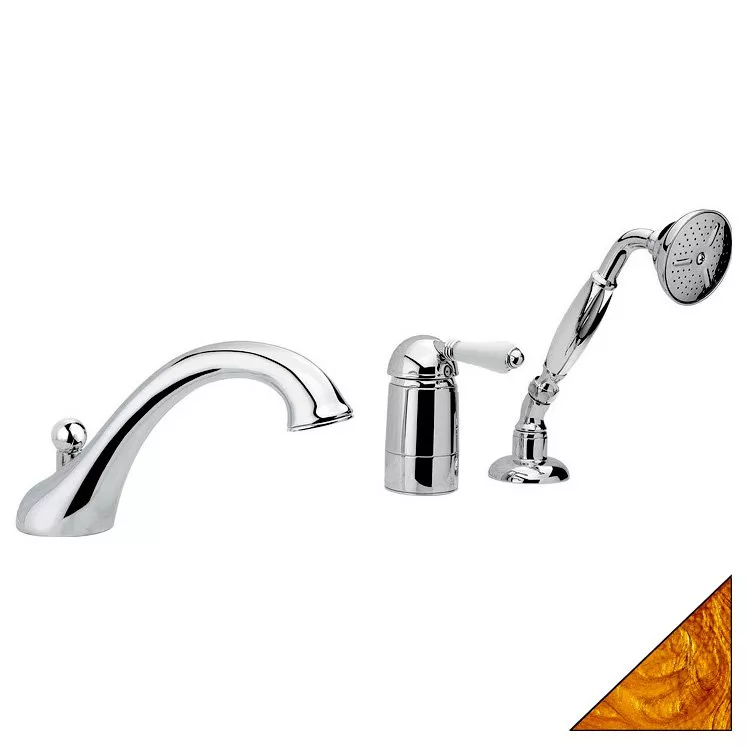 

Смеситель на борт ванны Nicolazzi Classico 3414GO76 золото