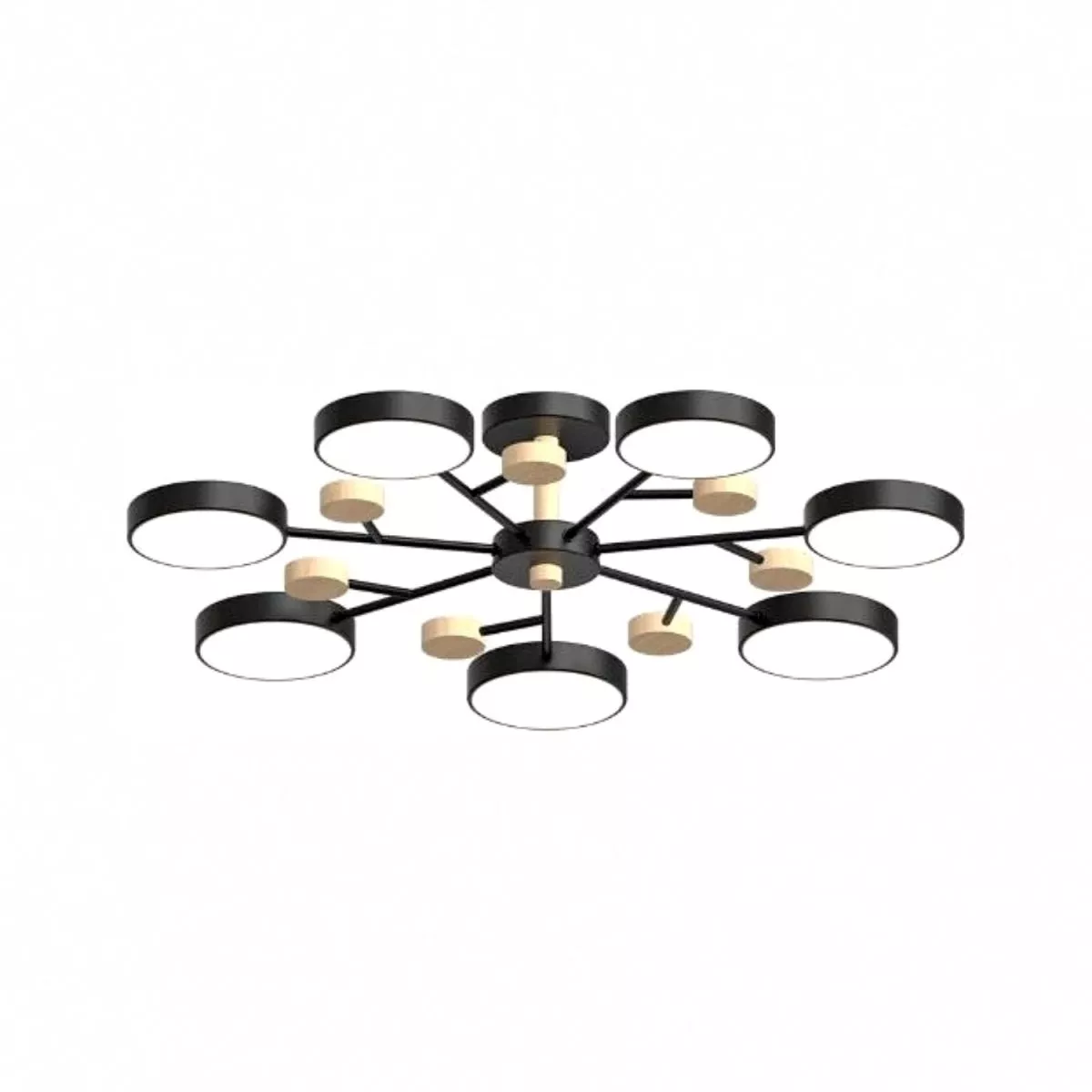 

Люстра на штанге LED4U L3205-800 BK