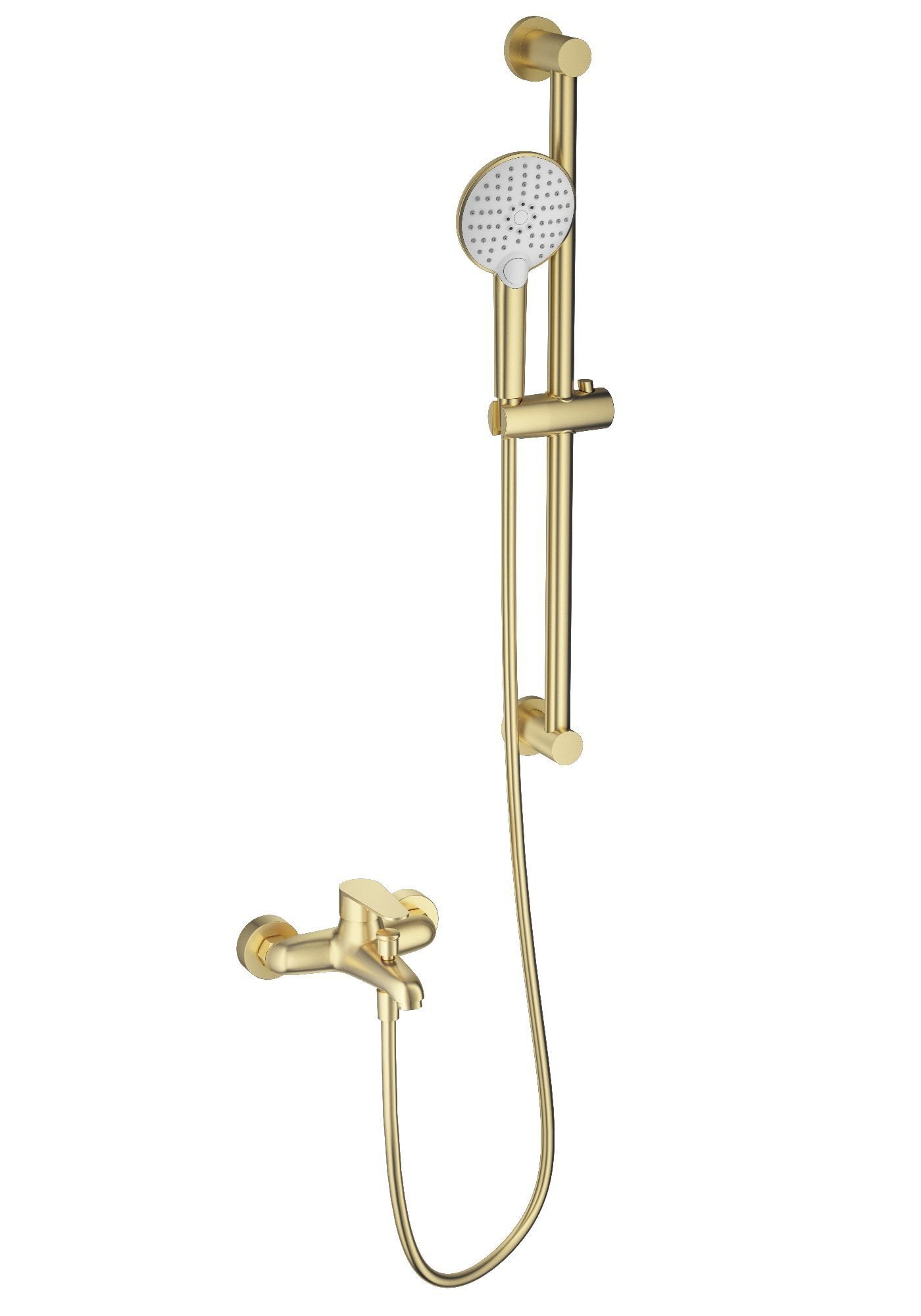 

Смеситель для ванны с душем Wonzon & Woghand WW-AE3205-BG брашированное золото