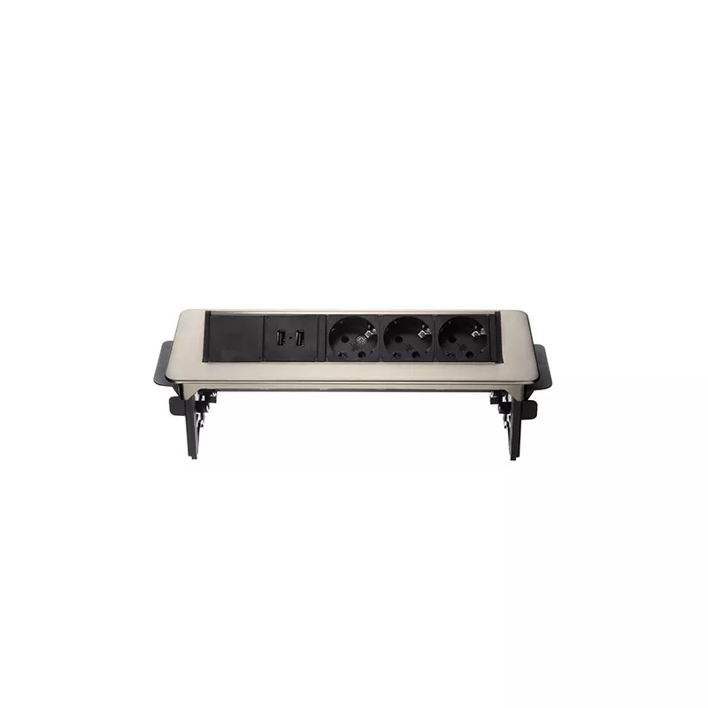 

Блок розеток 47 (3 секции и 2 USB) Mebax 00-00001164