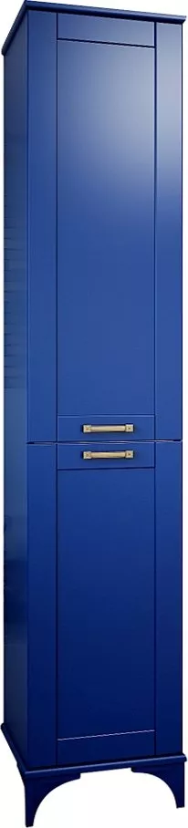 Шкаф-пенал Sanflor Ванесса 2 R напольный, индиго, цвет синий С000005887 - фото 1