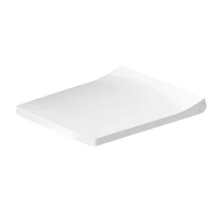 

Duravit Viu Сиденье для компактного унитаза 257309 (с микролифтом), петли: нерж. сталь, цвет: белый
