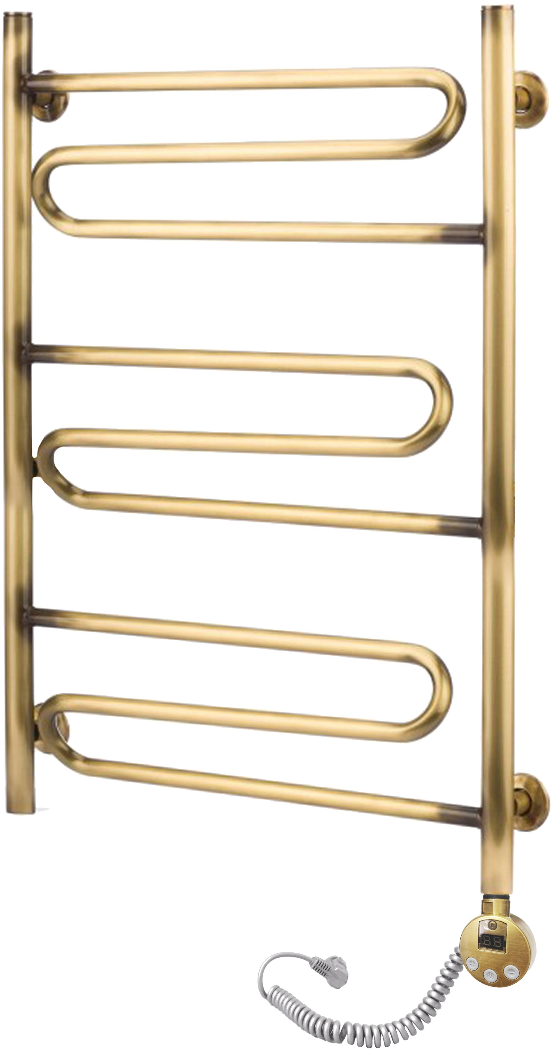 

Полотенцесушитель электрический Domoterm Офелия П9 50x70, античная бронза, R