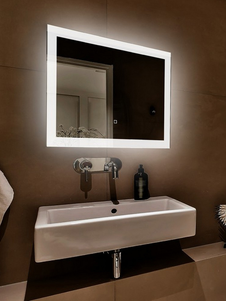 Зеркало Abber See AG6107S-08 80х60 см с подсветкой 10400₽