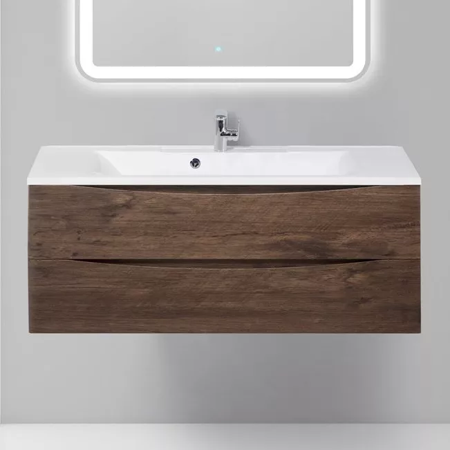 

Тумба с раковиной BelBagno Marino 120 rovere moro