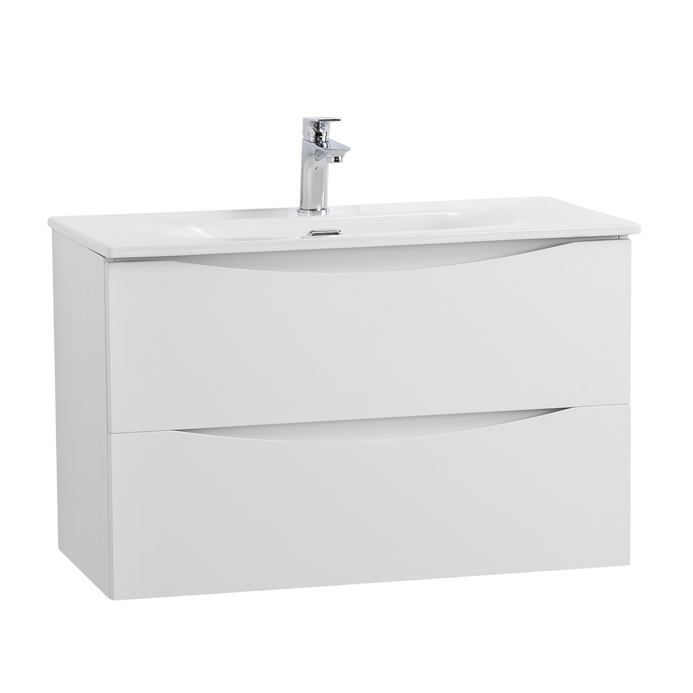 Тумба под раковину без столешницы BelBagno Marino-cer-mini 80 подвесная bianco lucido 28400₽