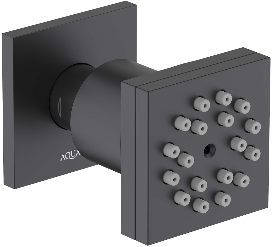 Душевые форсунки  Santehnika Room Душевая форсунка AQUATEK AQ2098MB матовая черная