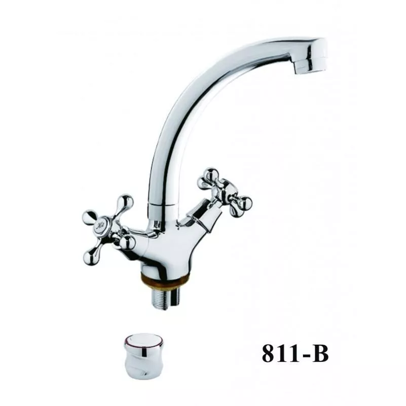 

Смеситель для кухни D-Lin D153811-B, хром