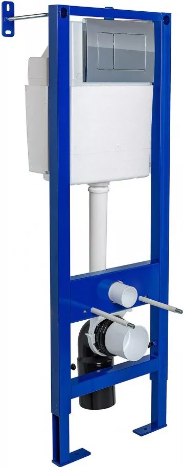 

Система инсталляции для унитазов Berges Wasserhaus Atom 410 кнопка хром