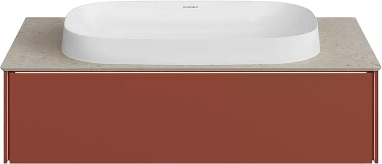 

Тумба под раковину KERAMA MARAZZI Magica 90 венецианский красный матовый