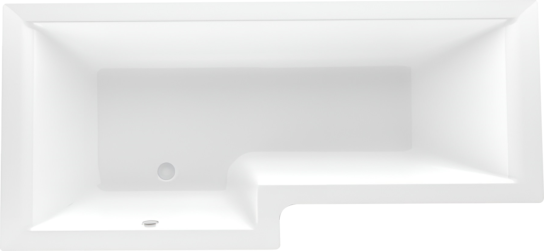 

Акриловая ванна Marka One Linea У73604 L без опоры 165x85 см, левая, пристенная, белая, асимметричная