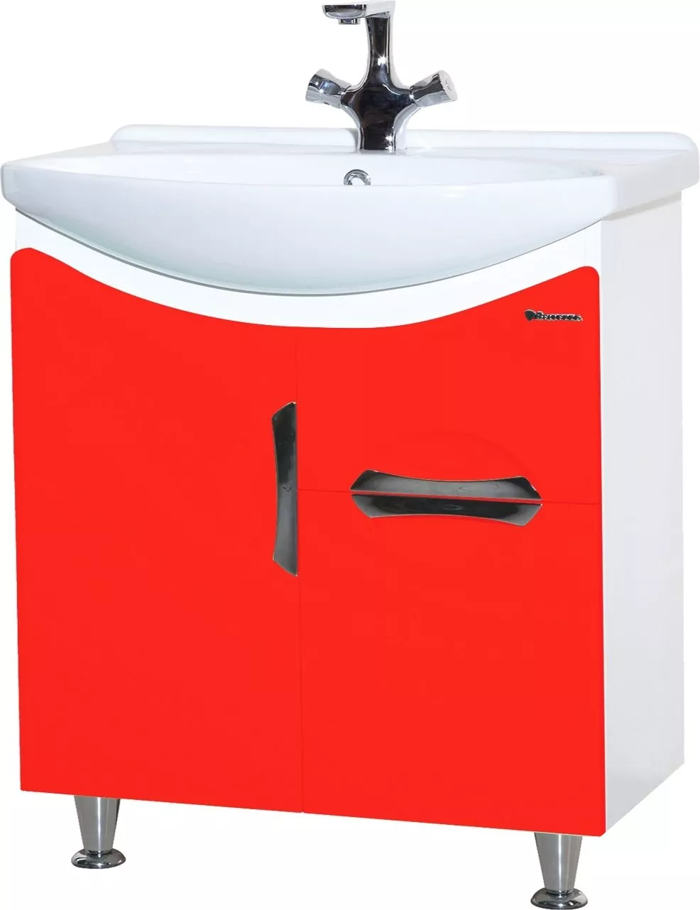 Тумба для комплекта Bellezza Лагуна 65 с ящиком, красная, цвет белый 4632110090037 - фото 1