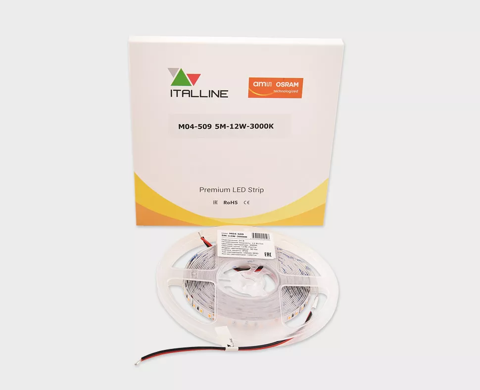 

Светодиодная лента Italline M04-509 5M-12W-3000K