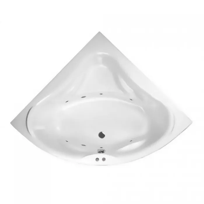 

Ванна акриловая Excellent Konsul Soft 150х150 с гидромассажем белый - хром