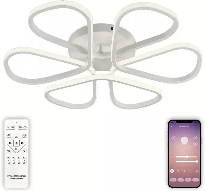 

Потолочная люстра Natali Kovaltseva Cobra LED LAMPS 81121/7C