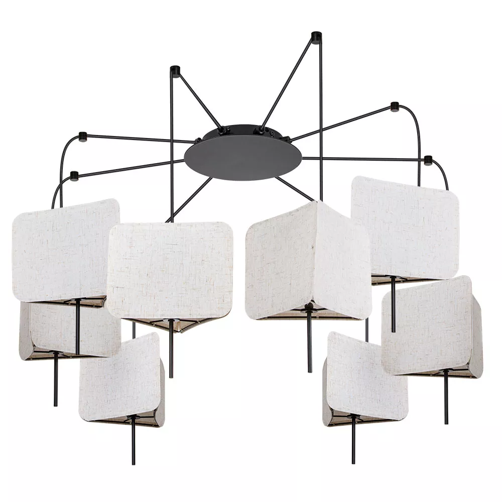 

Подвесная люстра Arte Lamp Trixie A7084SP-8BK
