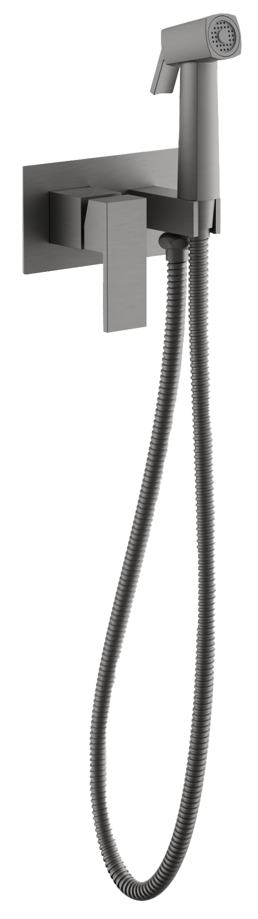 

Гигиенический душ BELZ B808 B55808-3 со смесителем, С ВНУТРЕННЕЙ ЧАСТЬЮ, оружейная сталь