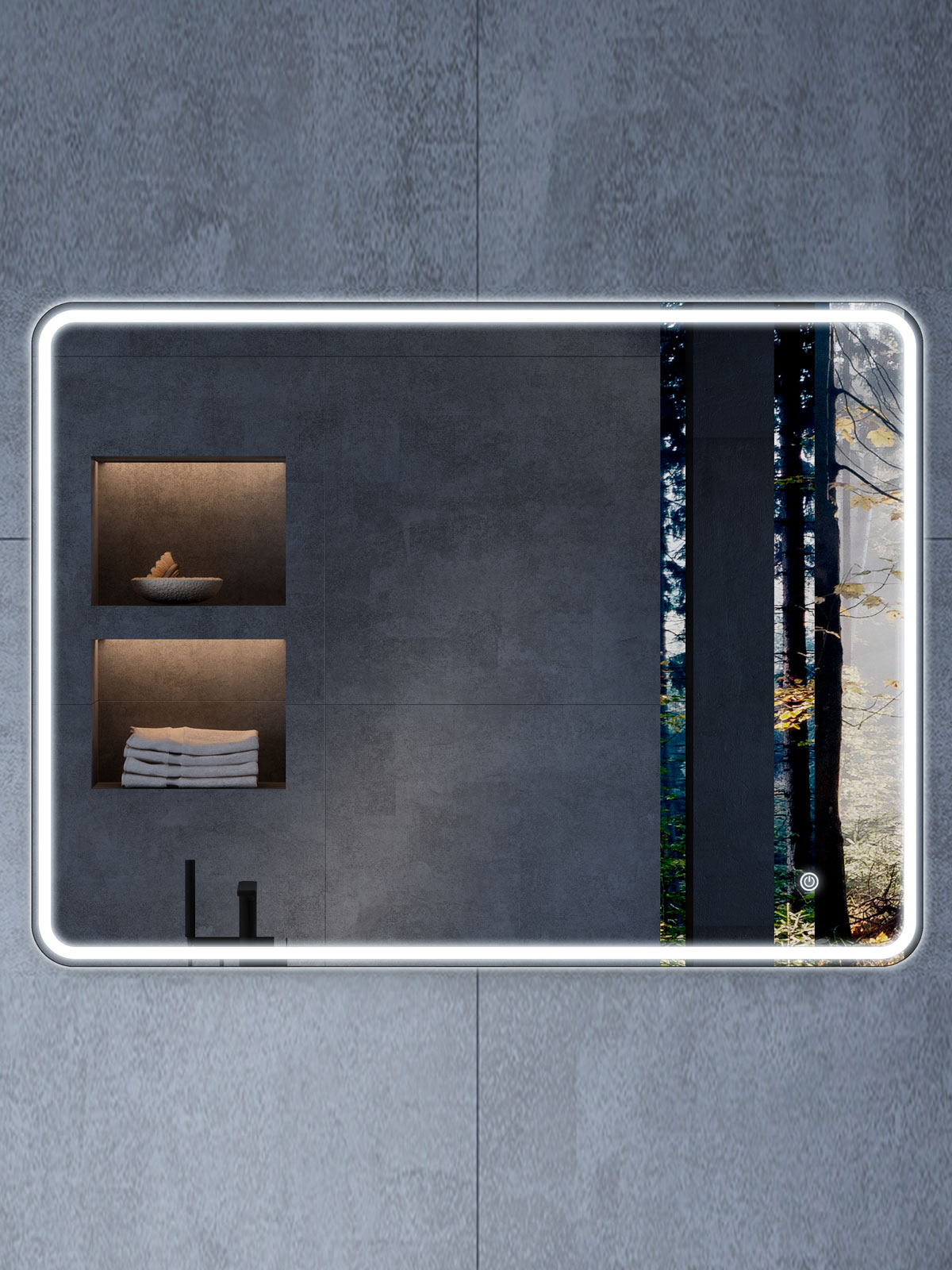 

Зеркало Vincea VLM-3VC1007 100x70, с подсветкой