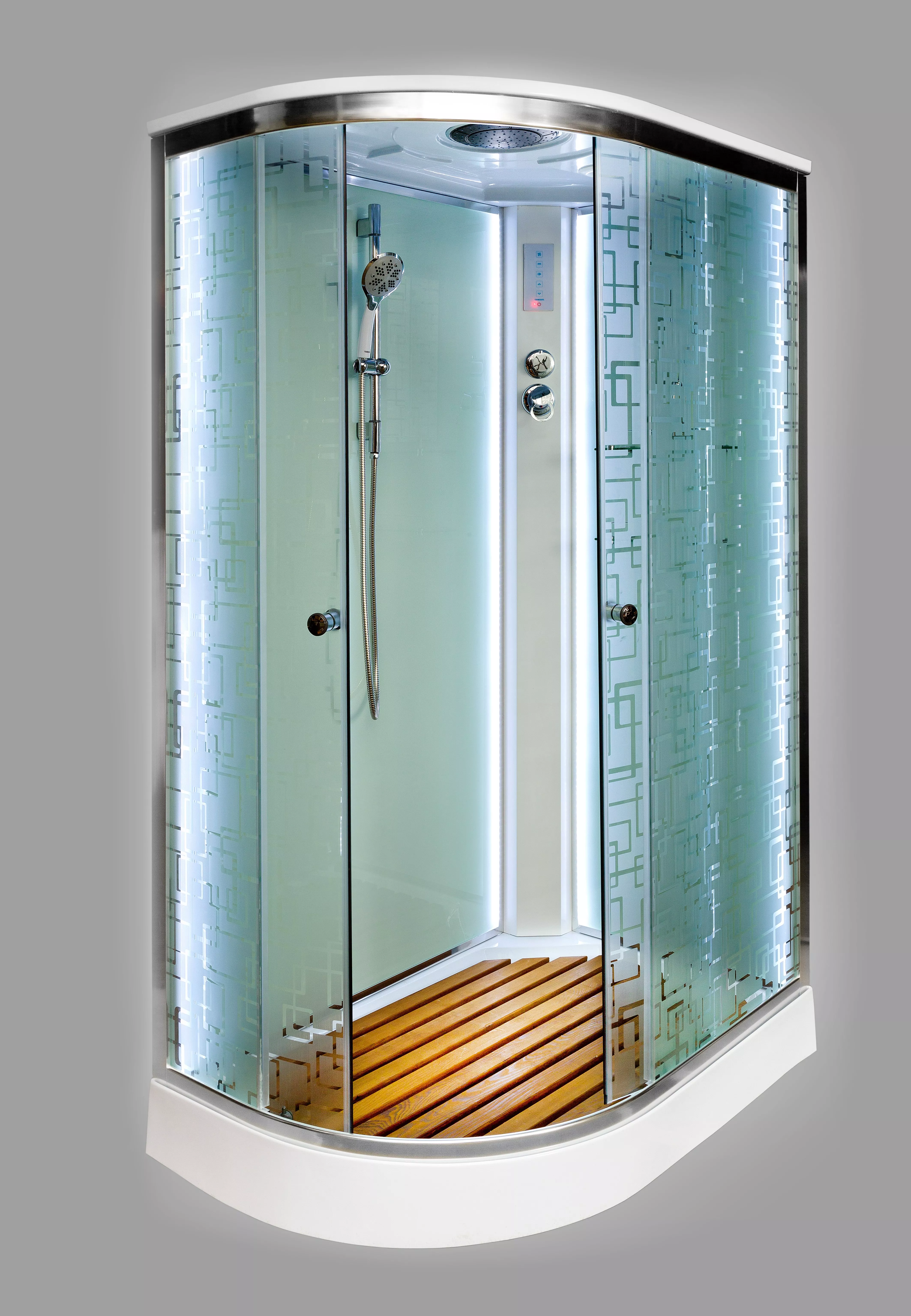   Santehnika Room Душевая кабина DETO EM1511RLED