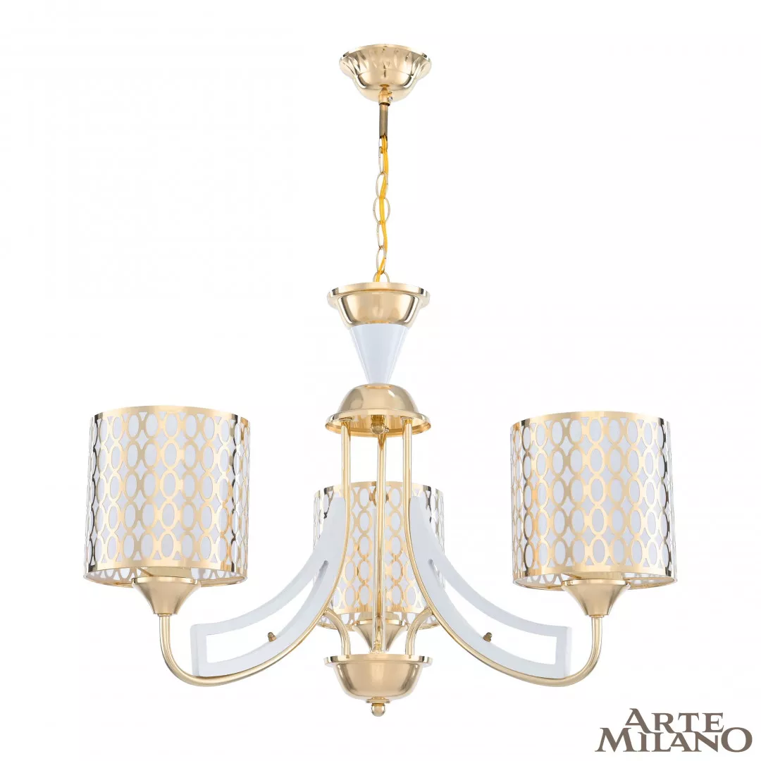 

Подвесная люстра Arte Milano Florentia-3387 303387/3 Wh/Gd