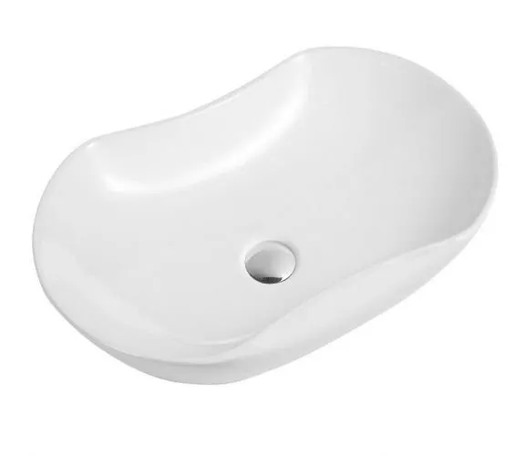 

Раковина накладная Ceramalux 66х42 белый