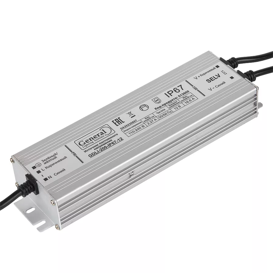 

Драйвер General GDLI-200-IP67-12 513600